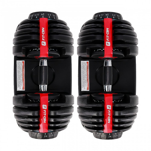 Гантель  Fit-On Flex 2.5-24кг набірні - фото №9